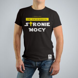 Koszulka Po zwycięskiej strony mocy - żółta XL (męska)