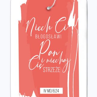 Zawieszka zapachowa - NIECH CI BŁOGOSŁAWI PAN