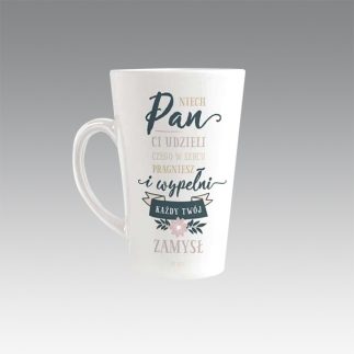 Kubek Latte - NIECH PAN CI UDZIELI