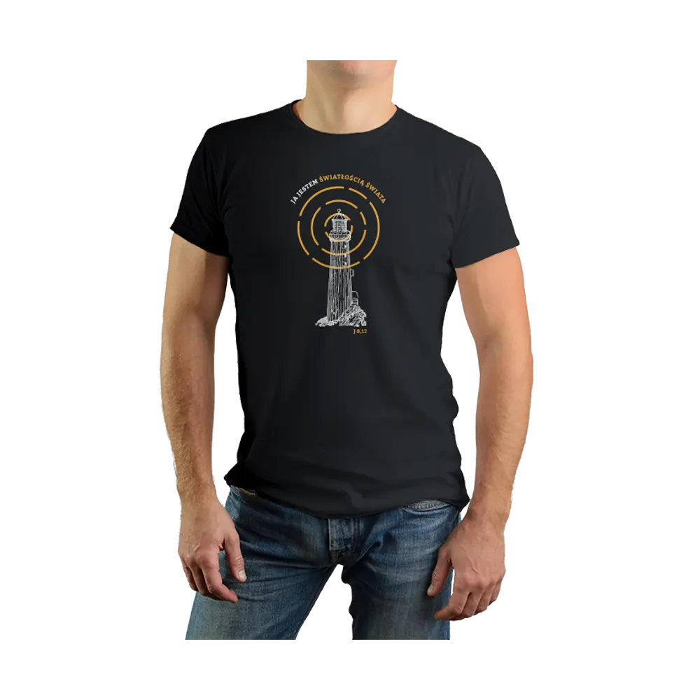 koszulka-ja-jestem-swiatloscia-swiata-instytut-gosc-media-meska-koszulki-czarna-1